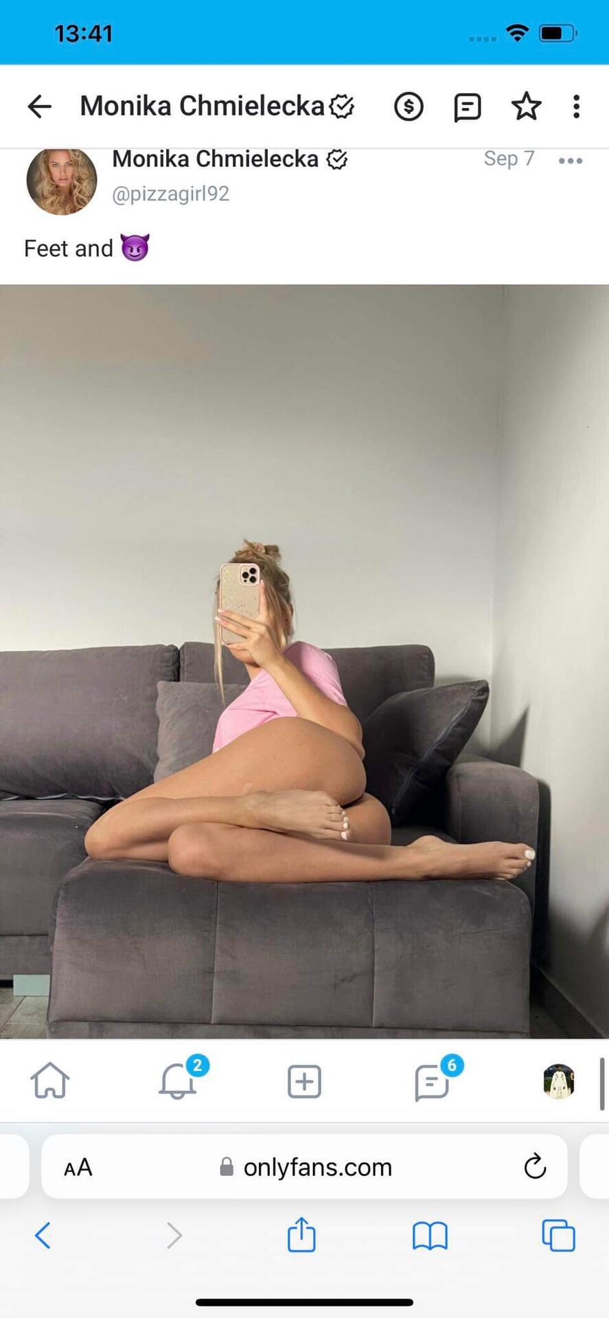 Monika Chmielecka / pizzagirl92 Nude OnlyFans Leak 1